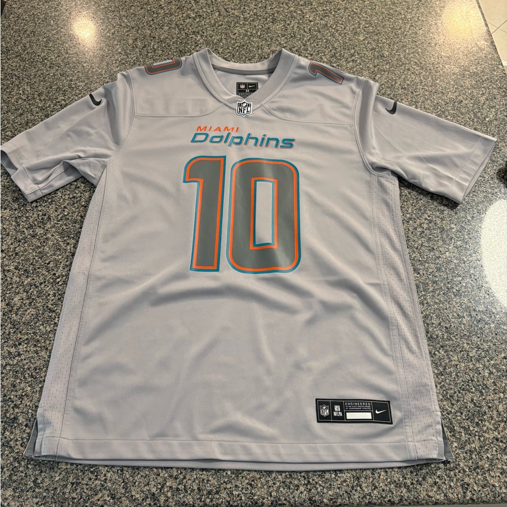 Nike Gray Miami Dolphins Jersey